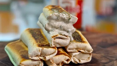 Buffalo Ranch Chicken Burrito Meal Prep