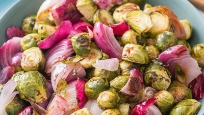 Roasted Balsamic Brussels Sprouts