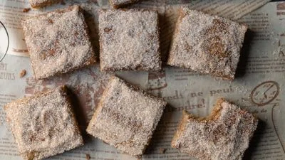 Brown Butter Churro Blondies