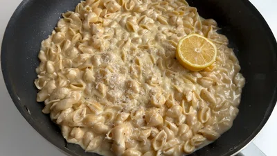 Creamy Lemon Shells Pasta