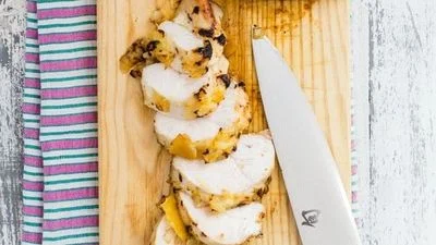 Air Fryer Preserved Lemon Chicken