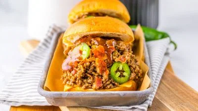 Slow Cooker Cowboy Sloppy Joes