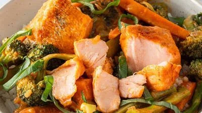 Thai-Inspired Salmon Coconut Curry