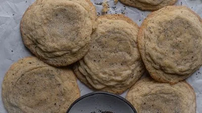 Chewy Earl Grey Sugar Cookies