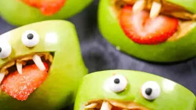 Halloween Apple Monsters