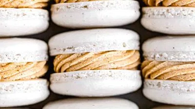 Pumpkin Macarons