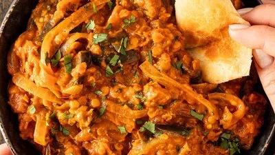 Vegan Oven-Baked Eggplant Curry