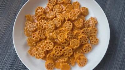 Snowflake Pasta with Vodka Sauce