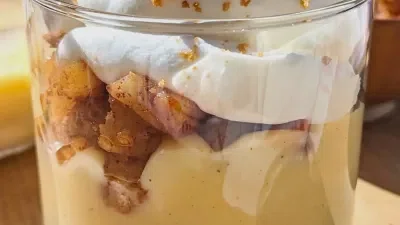 Pineapple Cinnamon Custard Parfaits