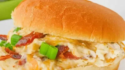 Crock Pot Cracked Chicken Sandwiches