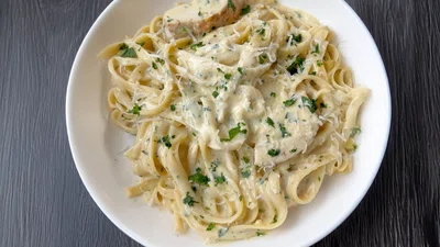 Creamy Chicken Fettuccine Alfredo