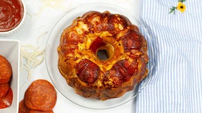 Air Fryer Pull Apart Pizza Bread