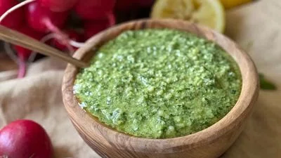 Radish Top Pesto