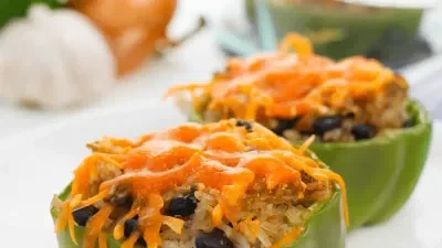 Black Bean Taco Stuffed Peppers