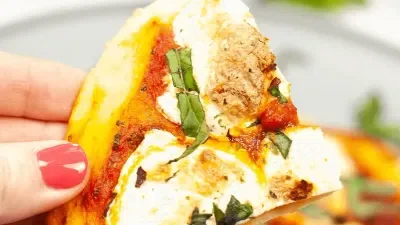 Air Fryer Pizza Margherita