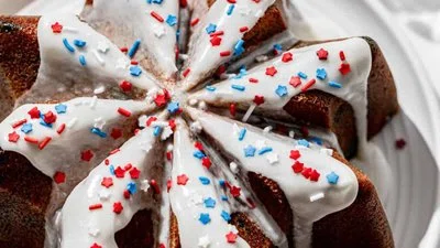 4th of July Funfetti Cake