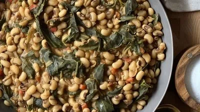 Black-Eyed Peas & Collard Greens