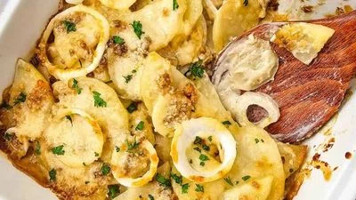French Onion Potato Bake