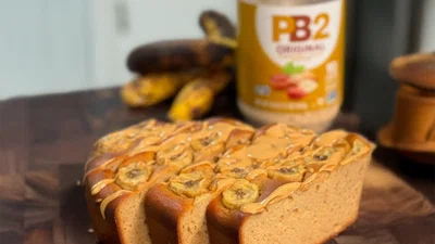 High Protein Low Cal Peanut Butter Banana Bread