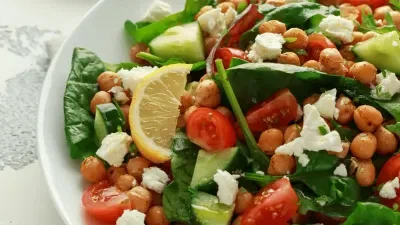 Chickpea and Cucumber Salad