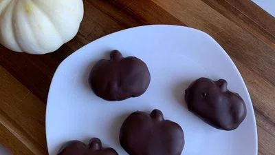 Homemade Reese's Peanut Butter Pumpkins (High-Protein)