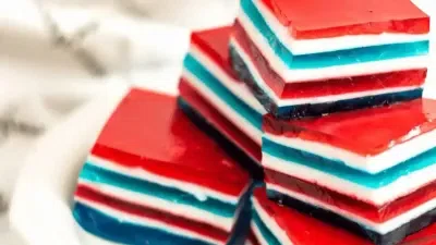 Patriotic Layered Jello