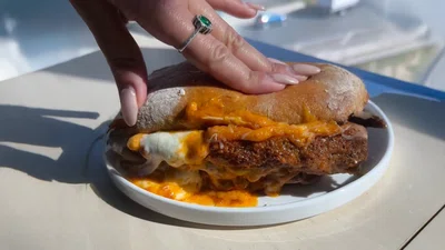 Vodka Chicken Parm Sandwich