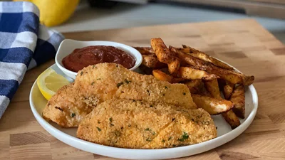 Salmon Fish & Chips Recipe