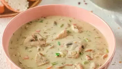 Creamy Chicken Mushroom Soup