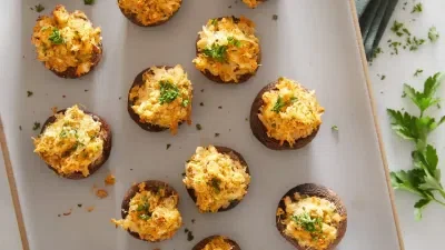 Crab Stuffed Mushrooms