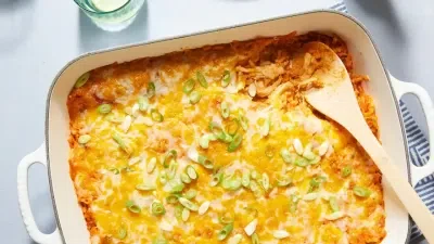 Easy Mexican Chicken and Rice Casserole
