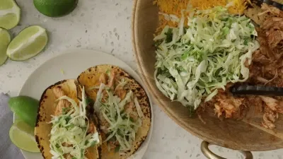 Sheet Pan Barbecue Chicken Tacos