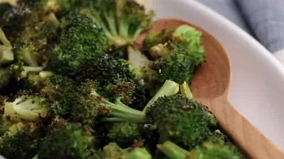 Lemon Parmesan Roasted Broccoli