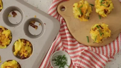 Baked Hash Brown Cups with Eggs