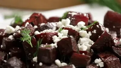 Roasted Beets with Goat Cheese
