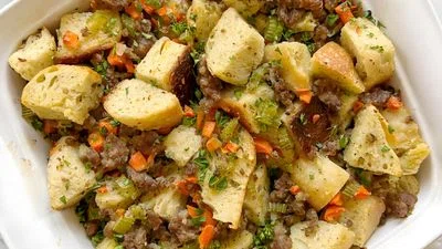 Sausage Stuffing Casserole
