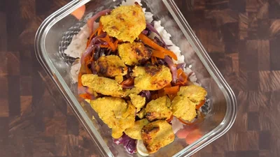 High Protein Coconut Curry Bowls