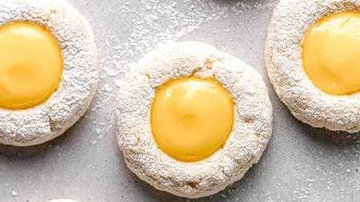 Lemon Curd Cookies