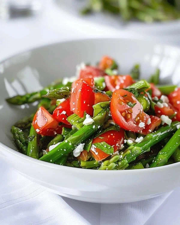 Cold Asparagus Salad with Tomatoes cover