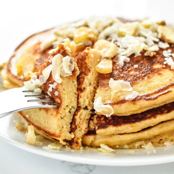 Tropical Pineapple Protein Pancakes Recipe cover