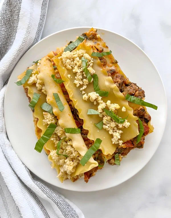 Dairy Free Lasagna cover
