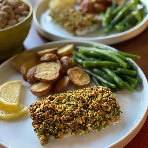 Pistachio-Crusted Mahi Mahi cover