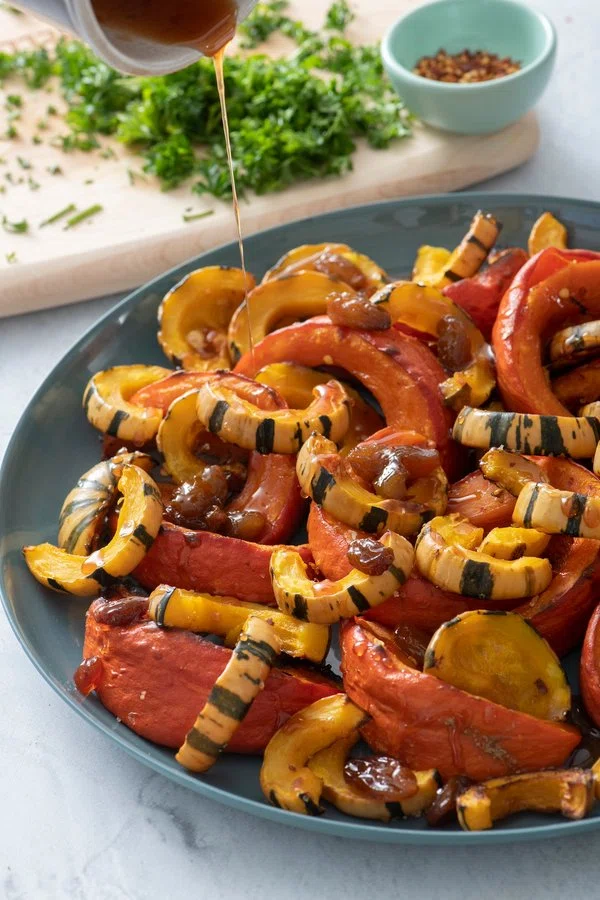 Sweet and Sour Roasted Squash cover