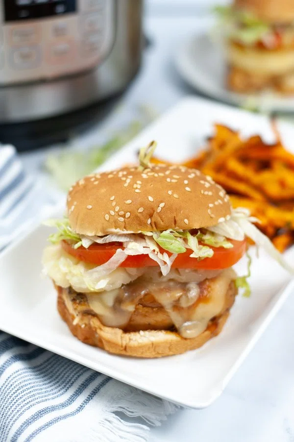 Instant Pot Teriyaki Chicken Sandwich cover