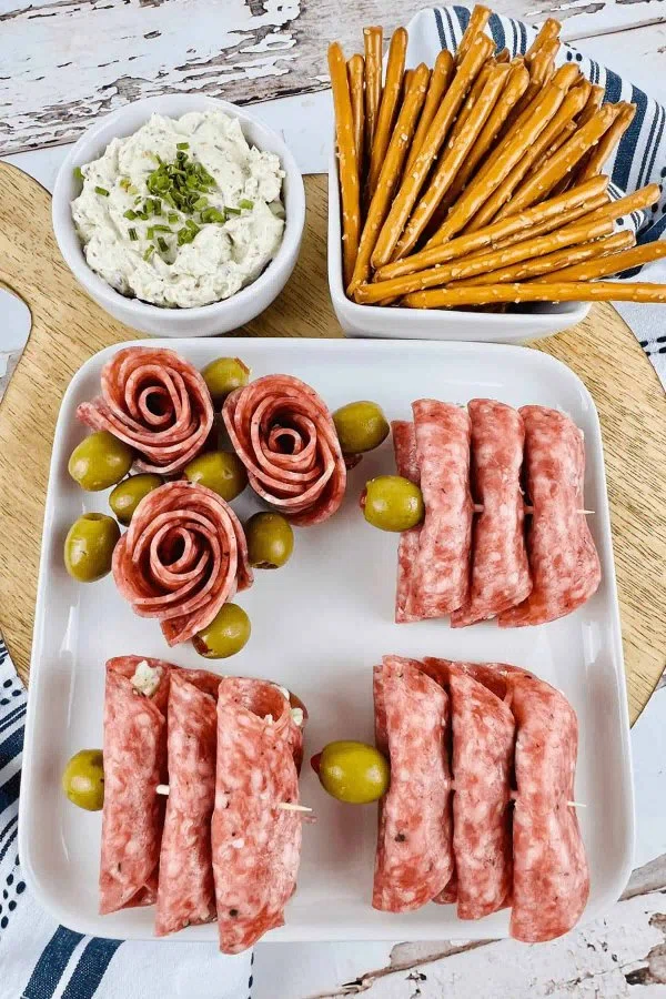 Cream Cheese Salami Roll Ups cover