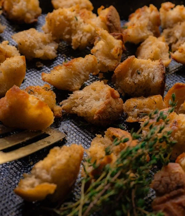 Crispy Homemade Sourdough Croutons cover