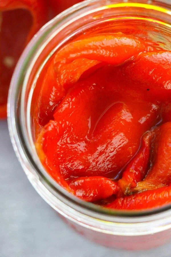Homemade Roasted Red Bell Peppers cover