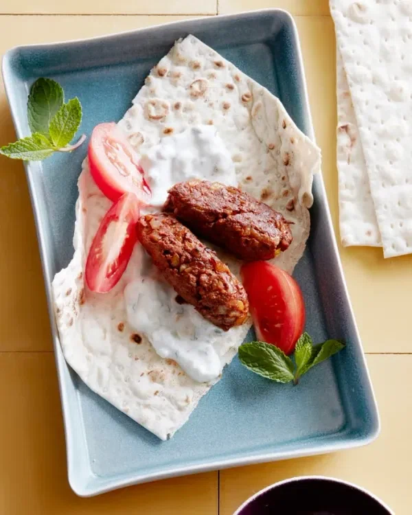 Beef Kofta with Lemon Yogurt Sauce cover