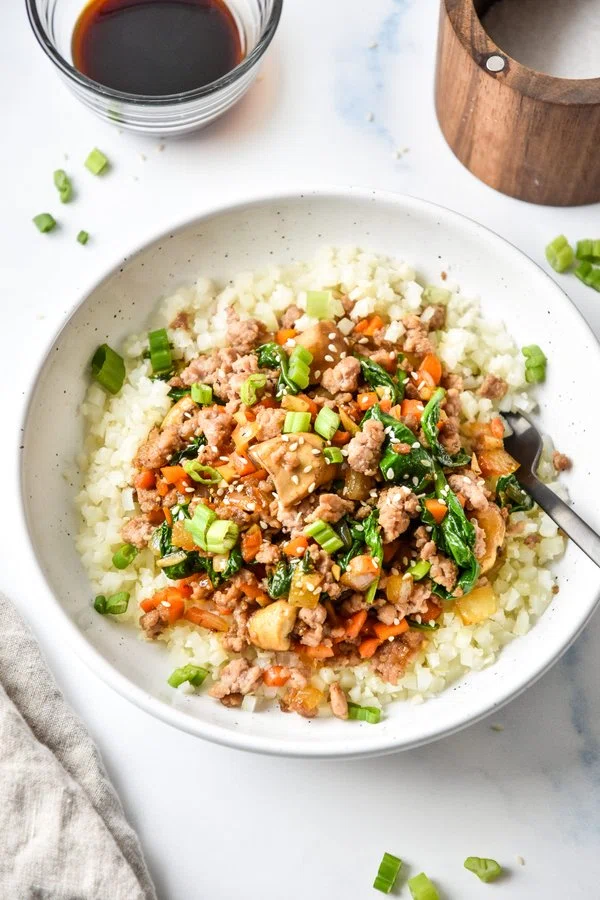 One Serving Vegetable Pork Bowl cover
