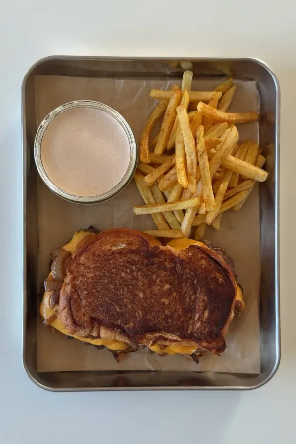 Texas Toast Smash Burger with Caramelized Onions cover